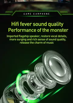 Fone de ouvido sem fio para jogos, esportivo, bluetooth, estéreo, tws, música, - Celebrar Shop