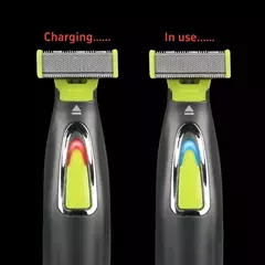 Imagem do Barbeador elétrico elétrico usb, lavável à água, depilador, dupla face
