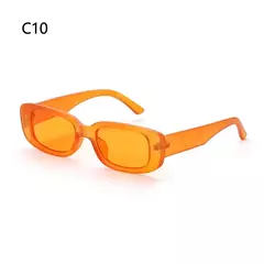 Óculos de sol retrô pequeno retângulo para mulheres, óculos de sol, proteção UV400, óculos, verão, viagens, praia, moda, óculos na internet