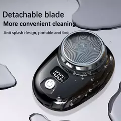 Mini barbeador elétrico para homens, veículo montado barbeador