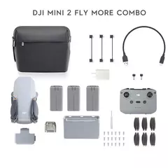 DJI Mini 2 Drone com câmera 4K e 30FPS, Zoom 4X, transmissão de 10km, distância