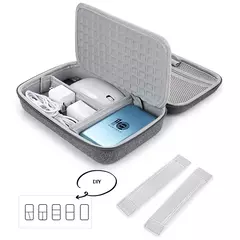 Grande capacidade de viagem acessórios eletrônicos organizador tablet cabo na internet