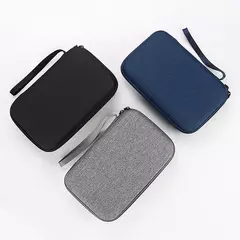 Grande capacidade de viagem acessórios eletrônicos organizador tablet cabo - Celebrar Shop