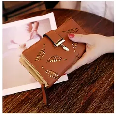 Carteira feminina bolsa de couro - comprar online
