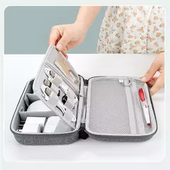 Imagem do Grande capacidade de viagem acessórios eletrônicos organizador tablet cabo