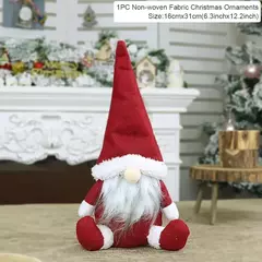 Gnome natal boneca sem rosto feliz natal decorações para casa 2024 cristmas or - Celebrar Shop