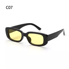 Óculos de sol retrô pequeno retângulo para mulheres, óculos de sol, proteção UV400, óculos, verão, viagens, praia, moda, óculos na internet