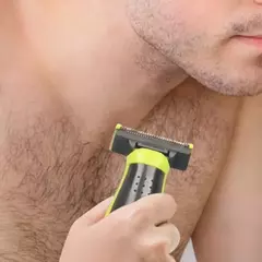 Barbeador elétrico elétrico usb, lavável à água, depilador, dupla face - loja online