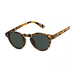 Óculos de sol redondos na moda mulher marca designer óculos de sol feminino vi