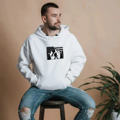 Imagem do Blusa Masculina Moletom Big Foot Com Capuz