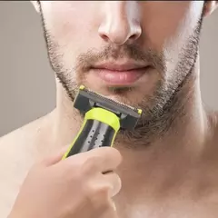 Barbeador elétrico elétrico usb, lavável à água, depilador, dupla face - loja online