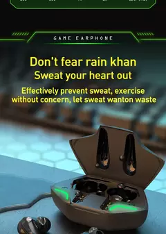 Fone de ouvido sem fio para jogos, esportivo, bluetooth, estéreo, tws, música, - loja online