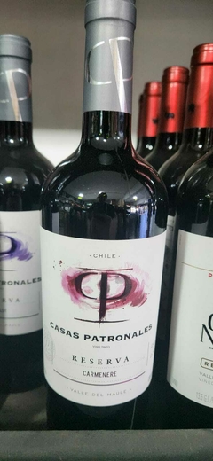 Vino, Casas Patronales Reserva Carmenere, Delivery en Talca