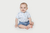 Conjunto Infantil Body Curto Cavalo Marinho c/ Shorts Fleece Jeans Bb2 - Bb2