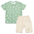 Conjunto Infantil Camiseta Coqueiros e Bermuda em Moletom Bb2 - loja online