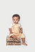Conjunto Infantil Suedine Jardineira Coqueiros c/ Body Curto Bb2