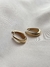 Argola click - dourado