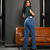 CALÇA JEANS WID LEG COM DETALHES 100% ALGODÃO TAM - 36 AO 46 - comprar online
