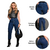 CALÇA JEANS FEMININA MON 100% ALGODÃO TAM - 36 AO 46 - loja online