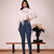 CALÇA JEANS FEMININA PREMIUM CIGARRET COM LYCRA TAM - 36 AO 46 na internet