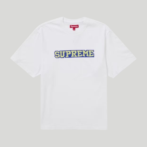 Camiseta Supreme “Satin Appliqué S/S Top” Branca - comprar online