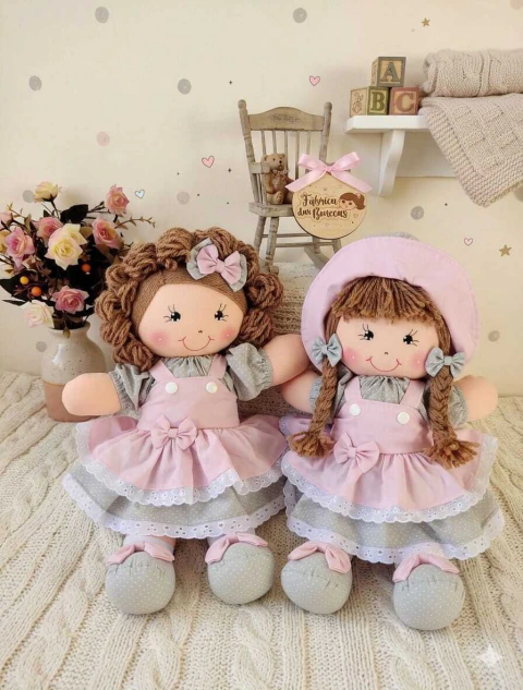 Boneca de Pano POR ENCOMENDA 30 cm