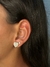 Brinco Pearl Heart Ouro 18k com Zircônia Antialérgico - loja online