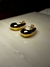 Meia Argola Liso Ouro 18k