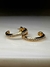 Brinco Argola Zircônia Banhado Ouro 18k