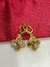 Brinco Trevo Banhado Ouro 18k