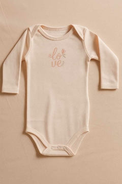 Body Infantil Manga Longa "Love"