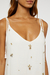 Vestido Midi Linho Bordado - Animale Jeans - Gaby Sampaio