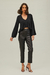 Calça Skinny Couro P.U. com Bolso Embutido - Hit