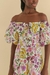 Vestido Mangas Banana Flor - Farm - Gaby Sampaio