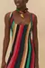 Vestido Longo Listra Onda de Cor – Farm - loja online