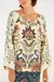 Vestido Curto Estampado Marcelle Azul – Farm - loja online