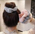 Scrunchies peluche x 2 unidades (color aleatorio)
