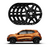 Jogo 4 Calota Preto Brilhante Aro 14 Kwid 2017 2018 2019 2020 (4 Furos) + Emblema Renault Resinado na internet