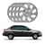 Imagem do Kit Calota Prata Corsa Celta Classic Onix Aro 13 Com Emblema