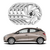 Jogo 4 Calota Hyundai HB20 / HB20S / HB20X 2020 2021 2022 2023 + Emblema Marca (Aro 15) 4 Furos na internet