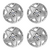Jogo 4 Calota Fiesta Hatch Sedan 2011/2012 Aro 14 + Emblema - loja online
