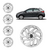JOGO CALOTA COM EMBLEMA HYUNDAI HB20 2016/2020 ARO 14 PRATA - CL10256PN GFM na internet