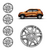 Jogo Calota Aro 14 Kwid 2017 2018 2019 2020 + Emblema Marca - comprar online