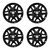 Jogo 4 Calota Preto Brilhante Aro 14 Kwid 2017 2018 2019 2020 (4 Furos) + Emblema Renault Resinado - loja online