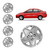 Jogo 4 Calota Fiesta Hatch Sedan 2011/2012 Aro 14 + Emblema