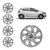 Jogo Calota Onix Prisma Lt Ltz Ls 2013 2014 2015 2016 Aro 14 - loja online
