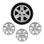 JOGO CALOTA COM EMBLEMA RENAULT KWID ZEN 2019 / 2023 ARO 14 PRATA - CL10181PN GFM - loja online