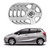 JOGO DE CALOTA COM EMBLEMA PRETO HONDA FIT 2010/2017 ARO 15 PRATA - CL10356PN GFM - Loja Caloteiros Calotas