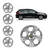 Jogo 4 Calotas Chevrolet Onix 2023 2024 aro 14 Com emblema - comprar online