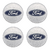 Jogo 4 Calota Fiesta Hatch Sedan 2011/2012 Aro 14 + Emblema - comprar online